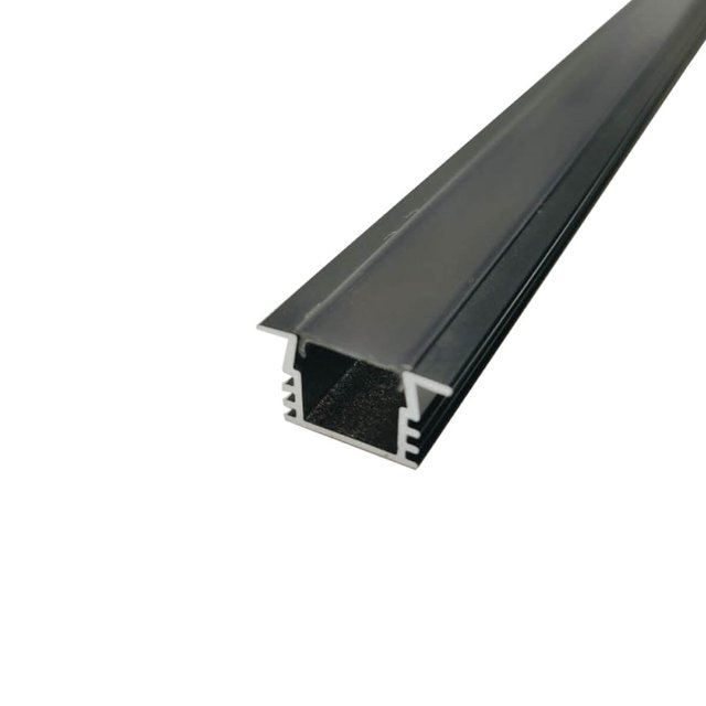 Профіль для LED-стрічки чорний Х234В, арт. Х234В, алюміній анодований