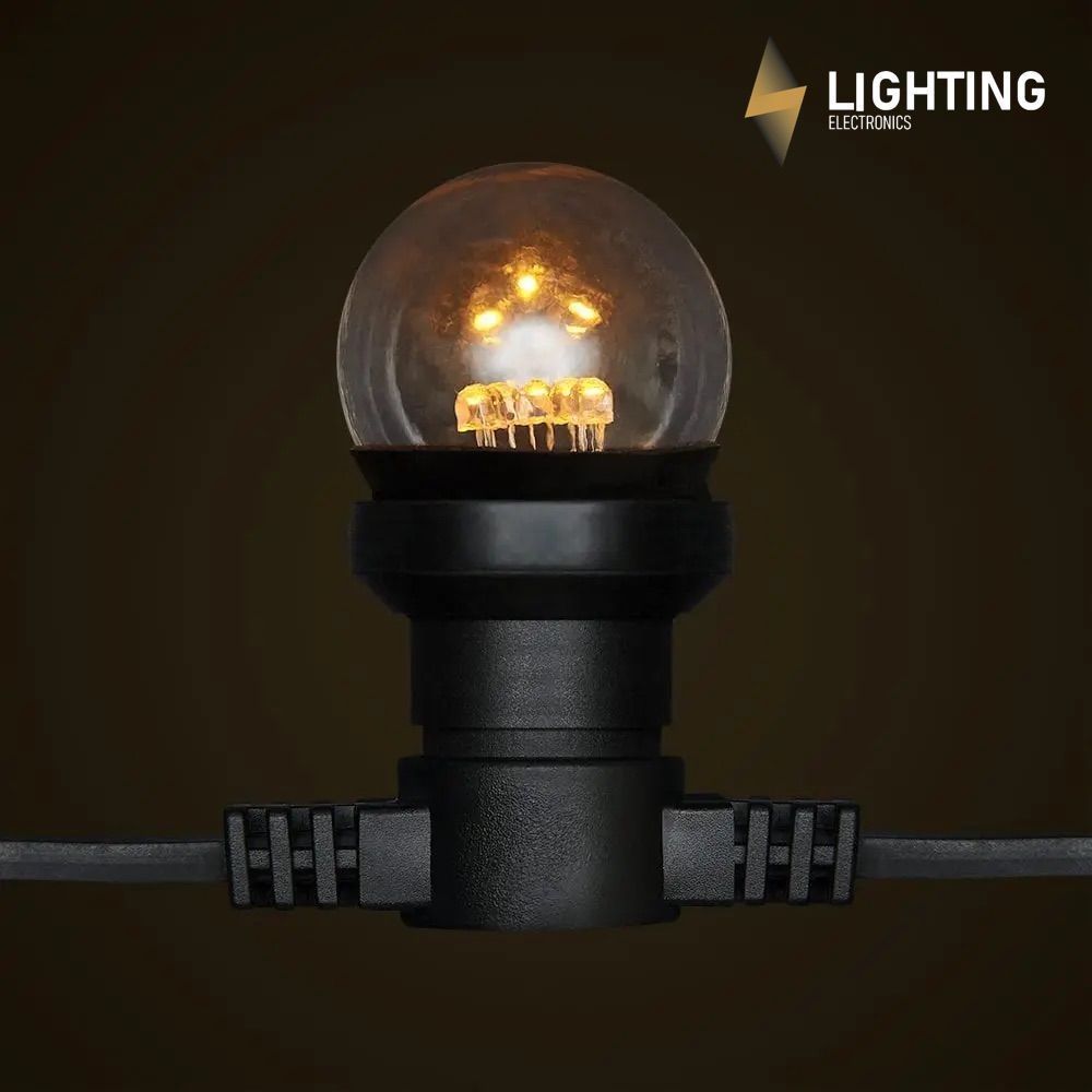 0.5W низковольтная (24V) маленькая круглая светодиодная лампа E27 LIEL, 2700-4000К, арт. P1119