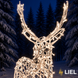 Новогодний световой олень LIEL 3D, 200 LED, 170 см, теплый белый цвет свечения, IP67, декоративная светодиодная фигура для улицы, арт. G-0008