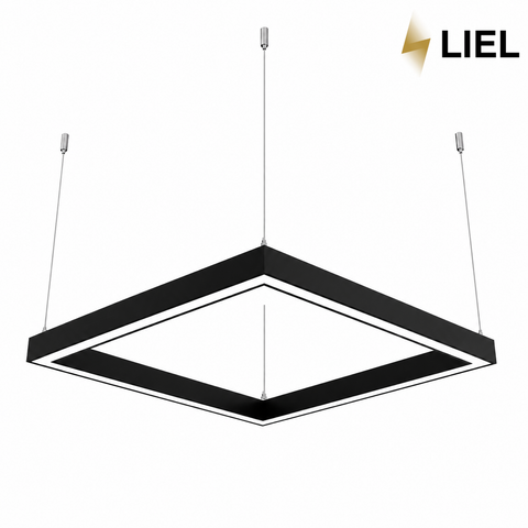 Світлодіодний лінійний підвісний LED світильник квадрат LIEL 1000x1000x40х43.6мм 24V Premium, арт. L055