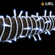 Уличная гирлянда Нитка LIEL 10м Standart холодный белый цвет на белом кабеле, IP44 арт. G063-ST