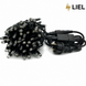 Уличная гирлянда Нитка LIEL 10м Standart желтый цвет на черном кабеле, IP44, арт. G100-ST