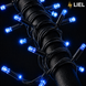 Уличная гирлянда Нитка LIEL 10м Premium синий цвет на черном кабеле, IP67, арт. G0555-ST