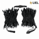 Уличная гирлянда Нитка LIEL 10м Premium синий цвет на черном кабеле, IP67, арт. G0555-ST