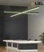 Светодиодный подвесной линейный светильник с LED профиля Х-образный LIEL 600х600х40х43.6мм 43.2W 24V Premium, арт. L062