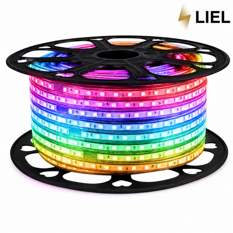 Світлодіодна LED стрічка герметична LIEL SMD5050-60 220В IP67 RGB, арт. 2860