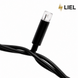 Уличная гирлянда Нитка LIEL 10м Standart Plus холодный белый цвет с мерцанием на черном кабеле, арт. G048-ST