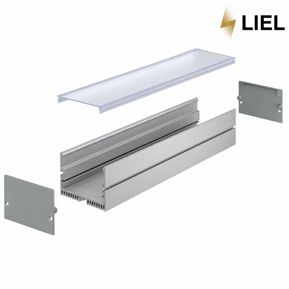 Лінійний підвісний LED світильник LIEL 2000х47х73,4мм 72W 12V Premium, арт. L0444