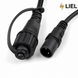 Вулична Гірлянда Бахрома LIEL 3х0.7м Premium Ultra тепле біле світло з мерехтінням на чорному кабелі, IP67, арт. H73566