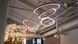 Светодиодный подвесной линейный светильник с LED профиля Круг LIEL 1500х80х40мм 169.6W 220V Premium, арт. L0055