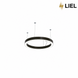 Светодиодный подвесной линейный светильник с LED профиля Круг LIEL 600х80х40мм 67.8W 24V Premium, арт. L005200