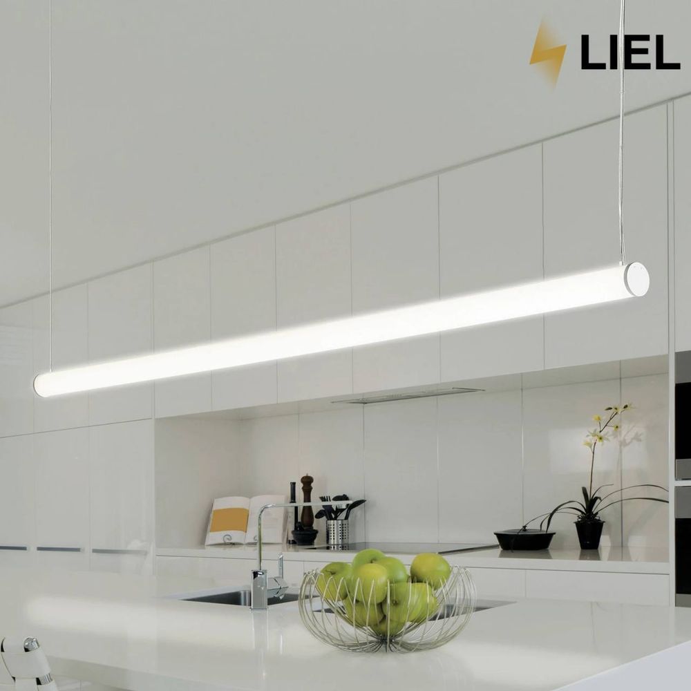 Лінійний підвісний LED світильник Тубус LIEL 1500x60мм 54W 24V Premium, арт. L067