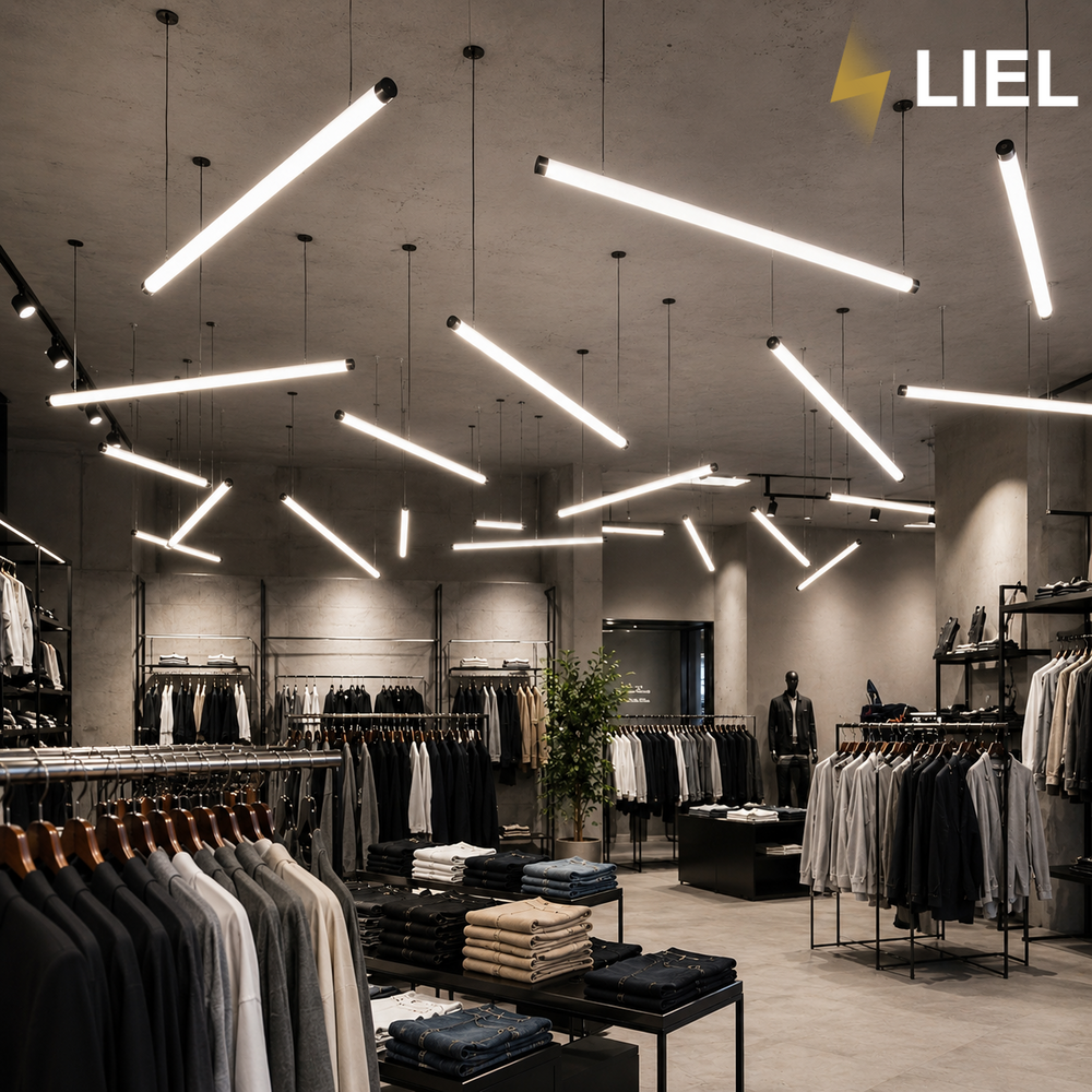 Лінійний підвісний LED світильник Тубус LIEL 1500x60мм 54W 24V Premium, арт. L067