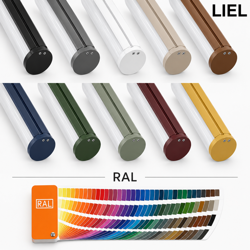 Лінійний підвісний LED світильник Тубус LIEL 1500x60мм 54W 24V Premium, арт. L067