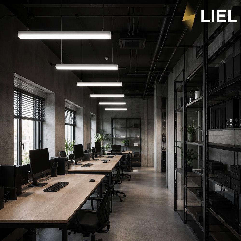 Лінійний підвісний LED світильник Тубус LIEL 1500x60мм 54W 24V Premium, арт. L067