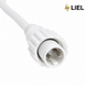 Вулична гірлянда Нитка LIEL 10м Premium холодний білий колір на білому кабелі, IP67, арт. G0110-ST