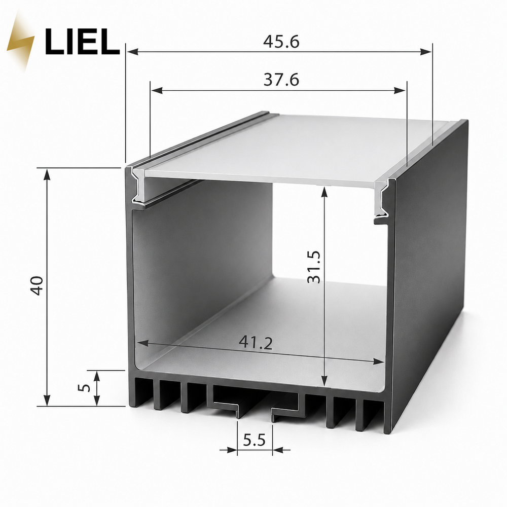 Линейный подвесной LED светильник LIEL 2000х40х45,6мм 72W 12V Premium, арт. L0448