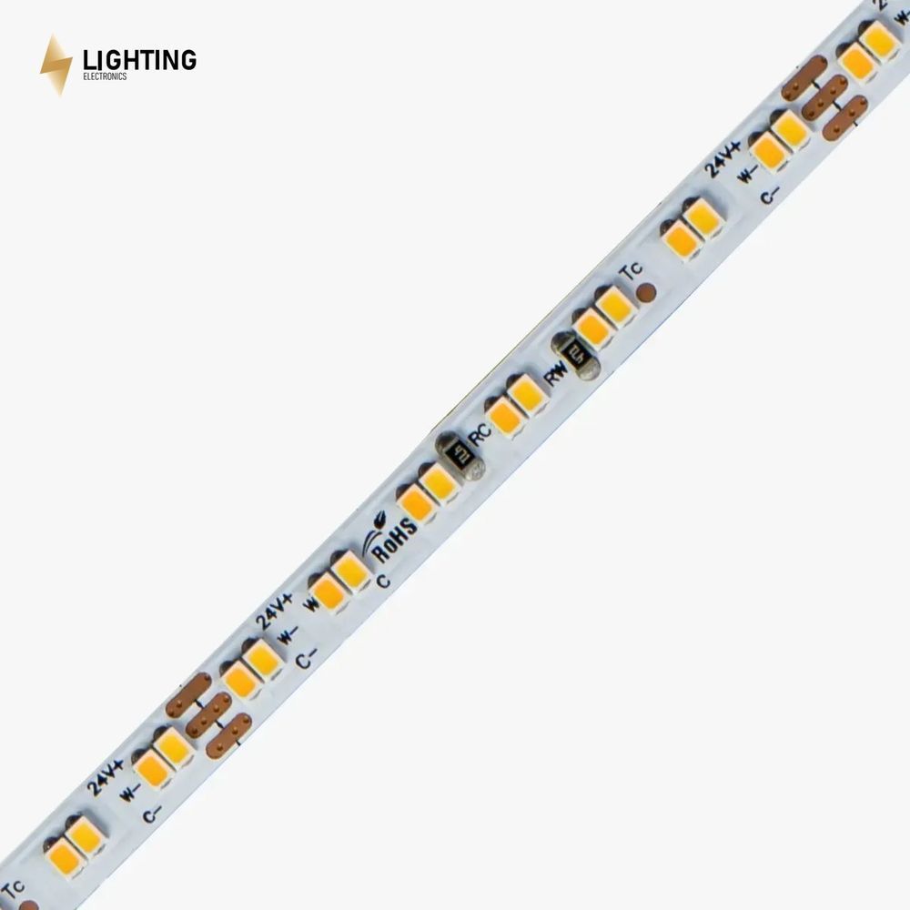 Светодиодная LED лента COLORS 280-2216-24V-IP20 8,4W 935Lm 2300+4000K 5м (D6280-24V-5mm-LWNW) теплый белый свет