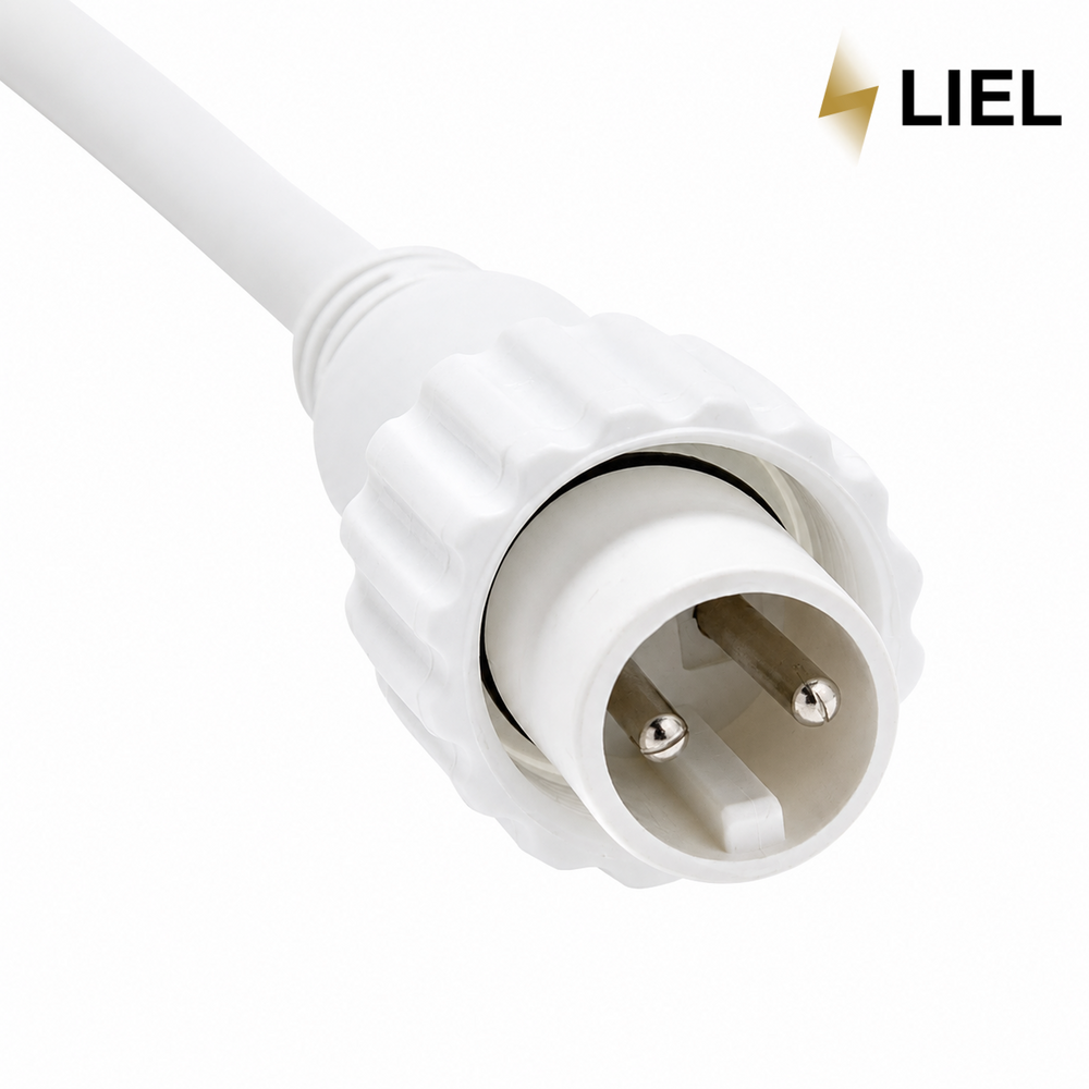 Уличная гирлянда Штора LIEL 2х2м Premium синий цвет на белом кабеле Ip65, арт. G077-ST