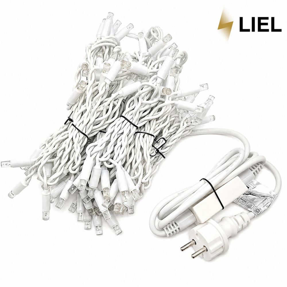 Уличная гирлянда Штора LIEL 2х2м Premium синий цвет на белом кабеле Ip65, арт. G077-ST