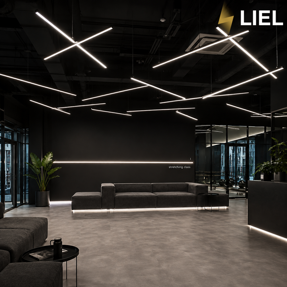 Линейный подвесной LED светильник LIEL 500х20х30мм 18W 12V Premium, арт. L0449