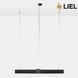 Світлодіодний підвісний лінійний світильник з LED профілю Y-подібний LIEL 1200x40х43.6мм 12V Premium. арт L002