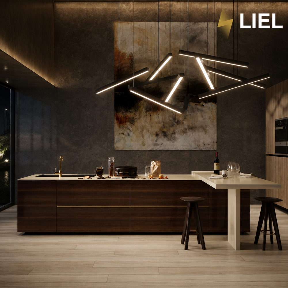 Линейный подвесной LED светильник LIEL 2000х20х30мм 72W 12V Premium, арт. L0452