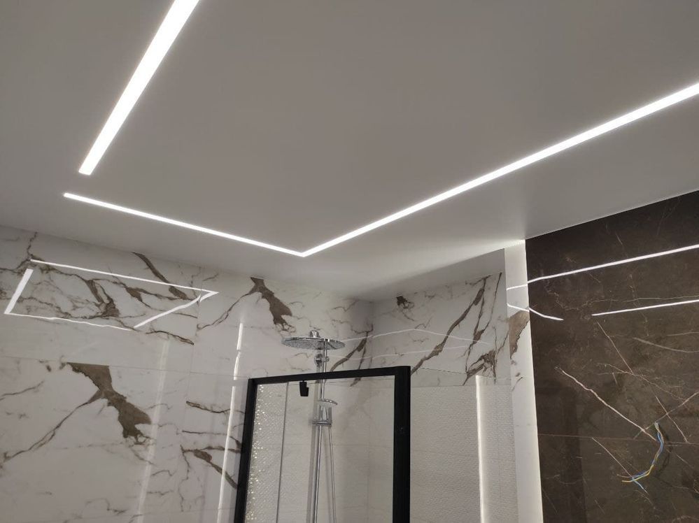 Алюминиевый профиль для LED-ленты ЛСВ 70 врезной анодированный (профиль + рассеиватель)