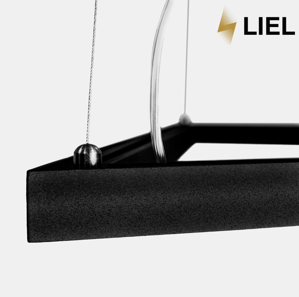 Світлодіодний підвісний лінійний світильник з LED профілю трикутник LIEL 600x40х43.6мм 64.8W 24V Premium, арт. L048