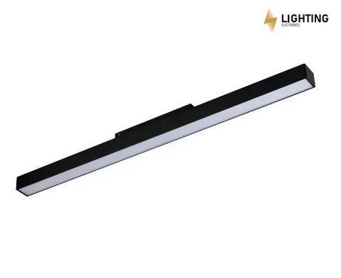 Магнитный трековый светильник LIEL 45Вт PHILIPS для магнитной шины LIEL 40мм 3000-4000К, Гарантия 5 лет, чорний, алюміній