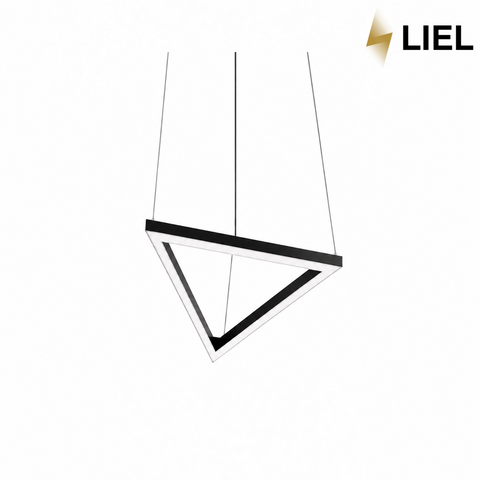 Світлодіодний підвісний лінійний світильник з LED профілю трикутник LIEL 600x40х43.6мм 64.8W 24V Premium, арт. L048