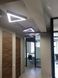 Світлодіодний підвісний лінійний світильник з LED профілю трикутник LIEL 600x40х43.6мм 64.8W 24V Premium, арт. L048