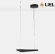 Світлодіодний підвісний лінійний світильник з LED профілю трикутник LIEL 600x40х43.6мм 64.8W 24V Premium, арт. L048