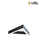 Світлодіодний підвісний лінійний світильник з LED профілю трикутник LIEL 600x40х43.6мм 64.8W 24V Premium, арт. L048