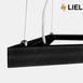 Світлодіодний підвісний лінійний світильник з LED профілю трикутник LIEL 600x40х43.6мм 64.8W 24V Premium, арт. L048