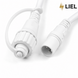 Вулична Гірлянда Бахрома LIEL 3х0.7м Premium Ultra з теплим білим світлом на білому кабелі IP67