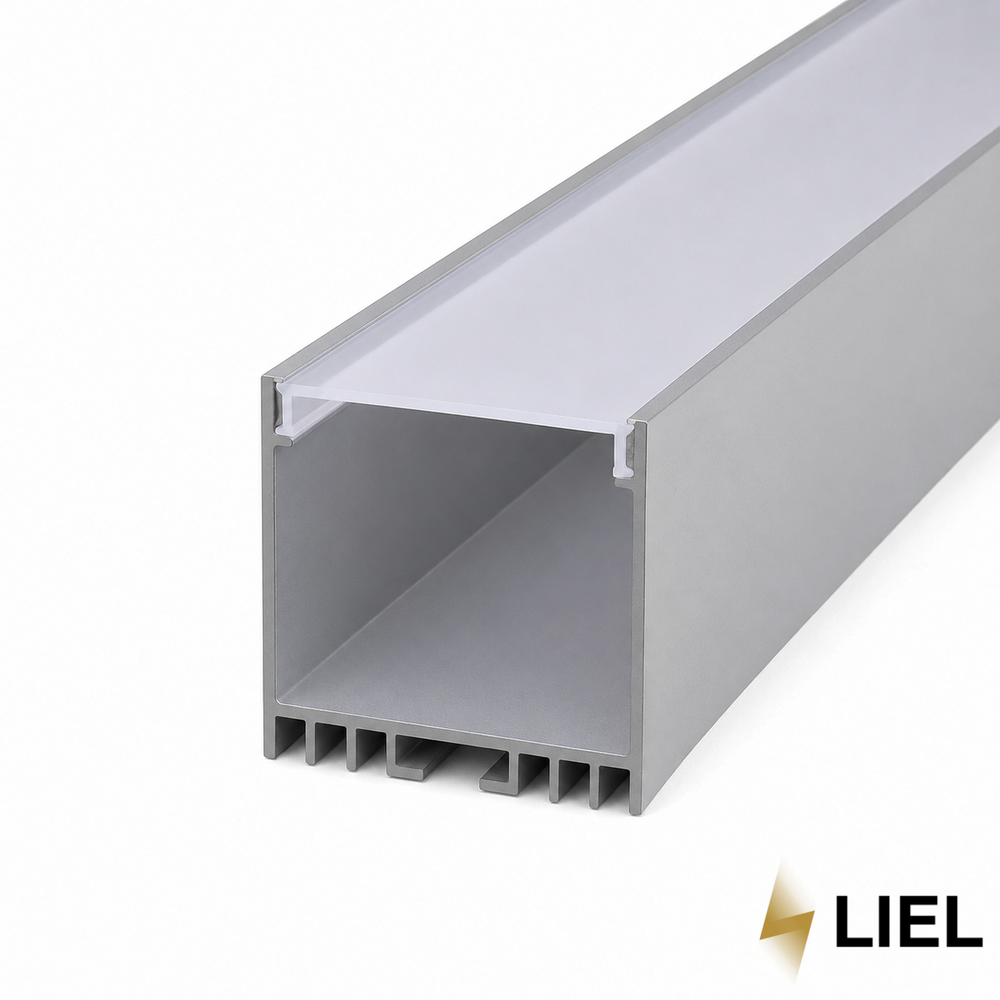 Светодиодный подвесной линейный светильник с LED профиля Полукруг LIEL 600х40х43.6мм 33.9W 220V Premium, арт. L118000