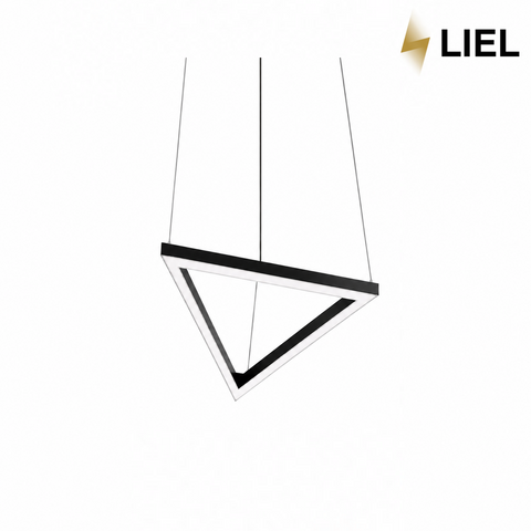 Світлодіодний підвісний лінійний світильник з LED профілю трикутник LIEL 600x40х43.6мм 64.8W 12V Premium, арт. L005