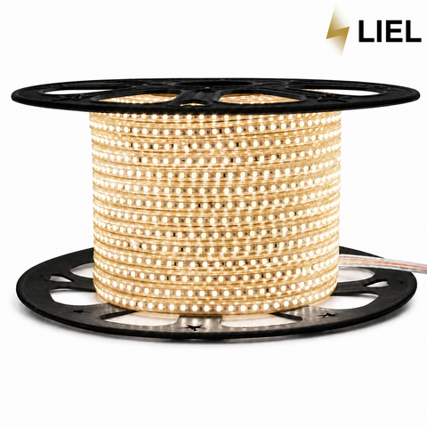 Світлодіодна LED стрічка герметична LIEL SMD2835-60 220В IP67 теплий білий 2700-3000К, арт. 2807