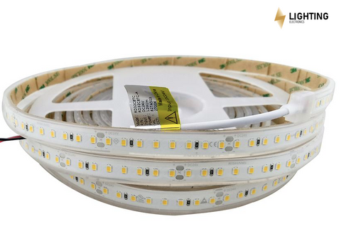 Світлодіодна LED стрічка 2835-128-IP67-WW-12-24 (RD32C8TC-A) RISHANG 2700K теплий білий, арт. 18607