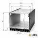 Светодиодный подвесной линейный светильник с LED профиля Полукруг LIEL 1500х40х43.6мм 84.8W 220V Premium, арт. L118301