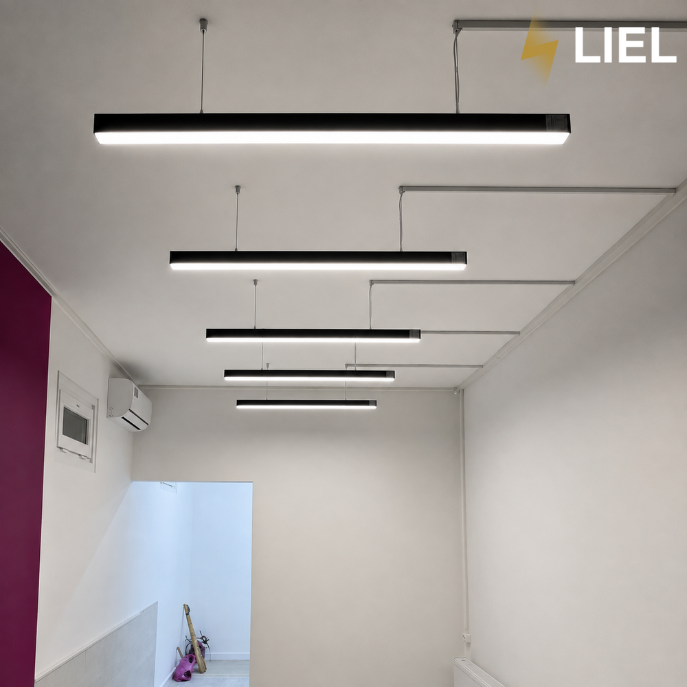 Линейный подвесной LED светильник LIEL 1500х47х73,4мм 54W 220V Premium, арт. L128