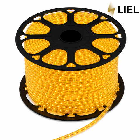 Світлодіодна LED стрічка герметична LIEL SMD2835-60 220В IP67 жовтий, арт. 2815