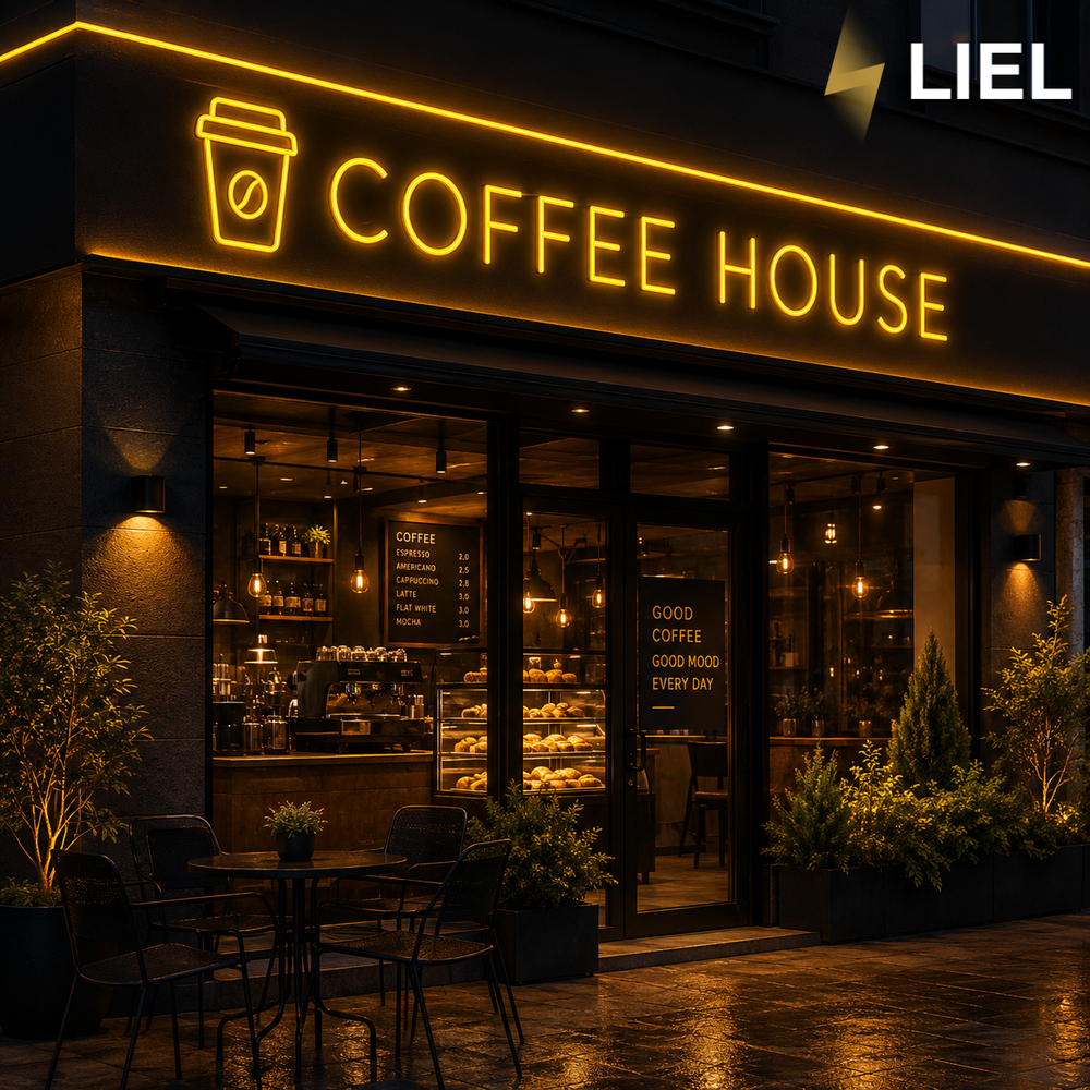 Светодиодный неон LIEL 220В JL 2835-120 R IP65 желтый, герметичный, арт. 00-00012224