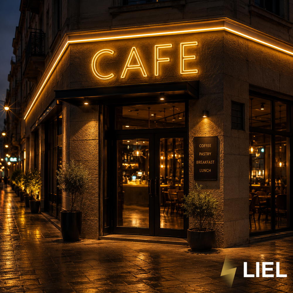 Светодиодный неон LIEL 220В JL 2835-120 R IP67 золотой, герметичный, арт. 00-00012226