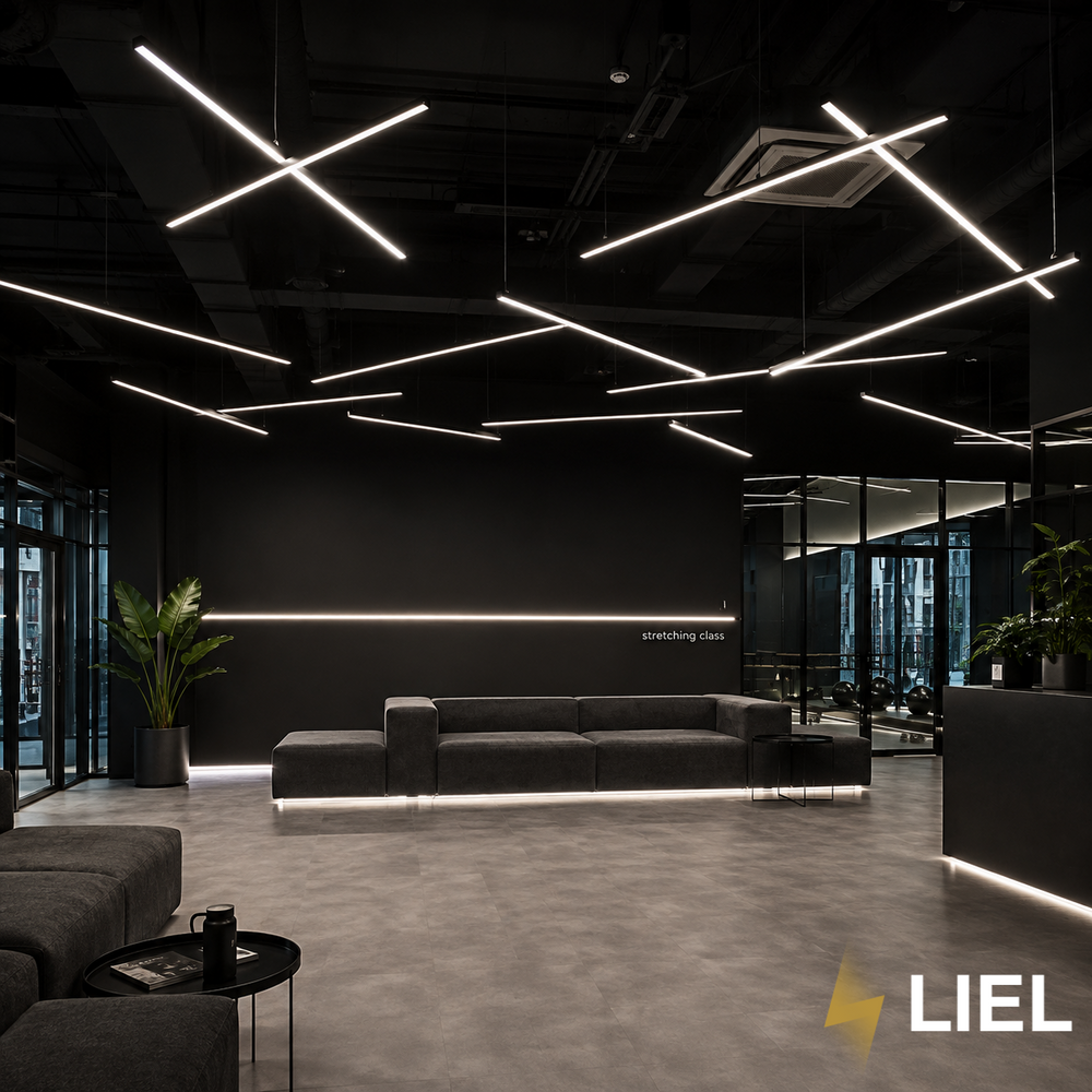 Линейный подвесной LED светильник LIEL 2000х20х30мм 72W 24V Premium, арт. L0853