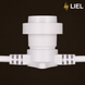 Уличная ретро гирлянда лампочки Belt Light LIEL Standart + 4 патрона на метр на белом кабеле IP65 арт. PU8
