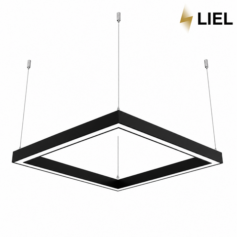 Світлодіодний лінійний підвісний LED світильник квадрат LIEL 1000x1000x40х43.6 мм 220V Premium, арт. L098