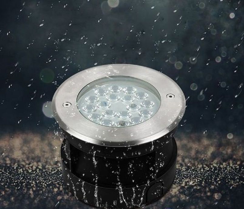 Світлодіодний тротуарний LED світильник LIEL 12Вт 6400К чорний IP67