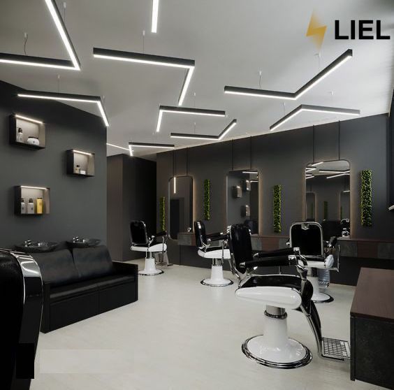 Світлодіодний підвісний лінійний світильник з LED профілю Г-подібний LIEL 1500х1500х40х43.6мм 12V Premium, арт. L015